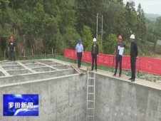 我县加快推进跨马墩水厂建设进度